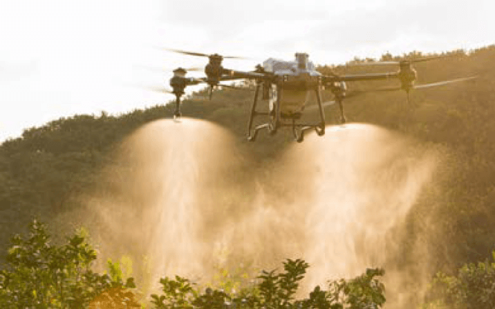 大疆农业、植保无人机、无人机打药、果树打药、农业、智能、科技农业、无人机播撒、统防统治