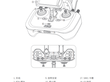 极飞 ARC3Pro 双手遥控器 使用说明
